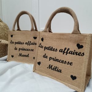 Sac en jute brillant